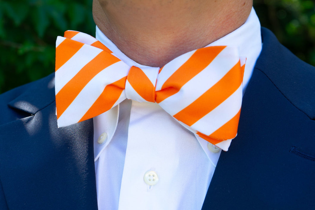 Volunteer Traditions-Thick Stripe Bowtie-Orange