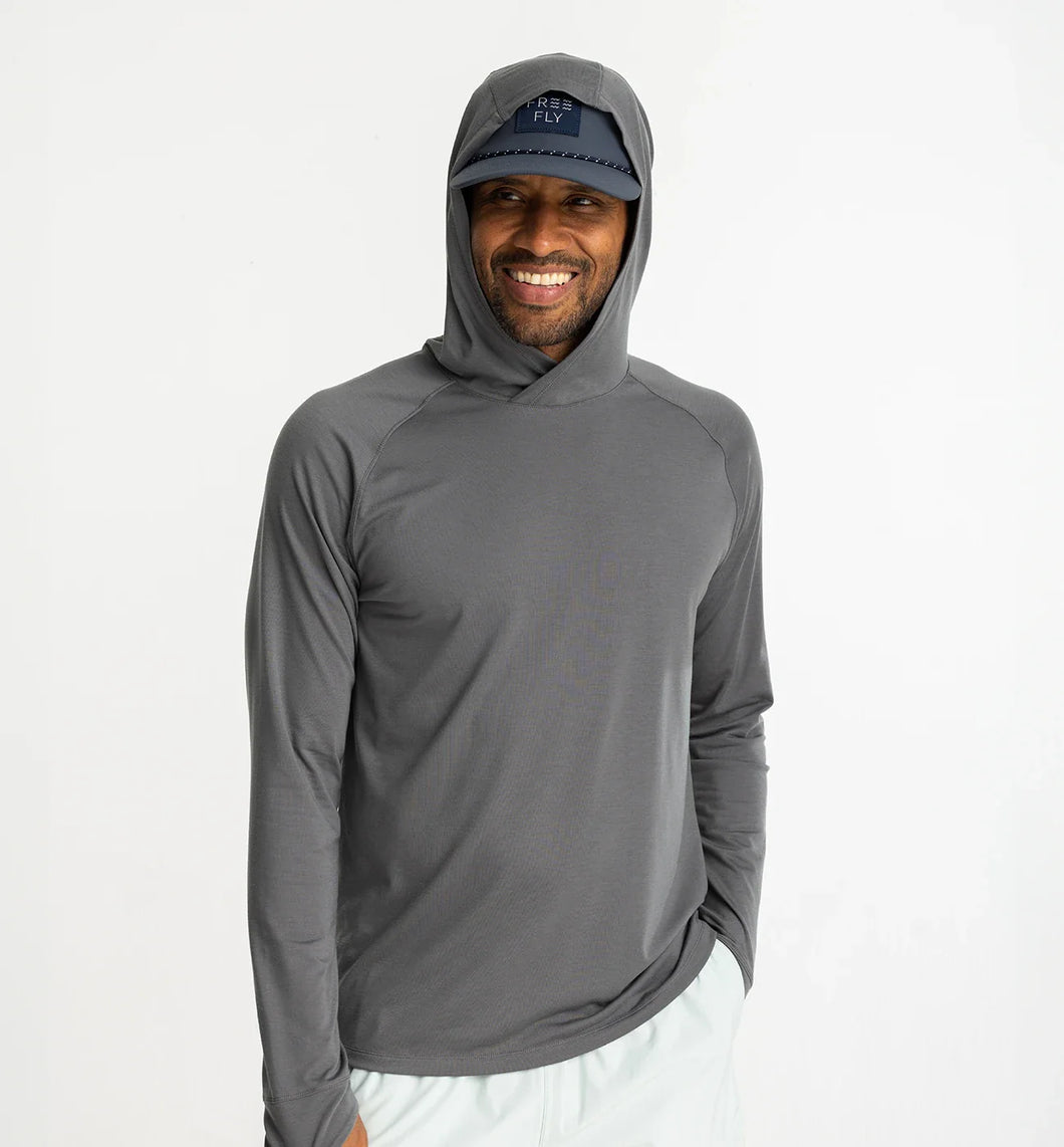 Free Fly-Men's Elevate Hoodie-Smoke