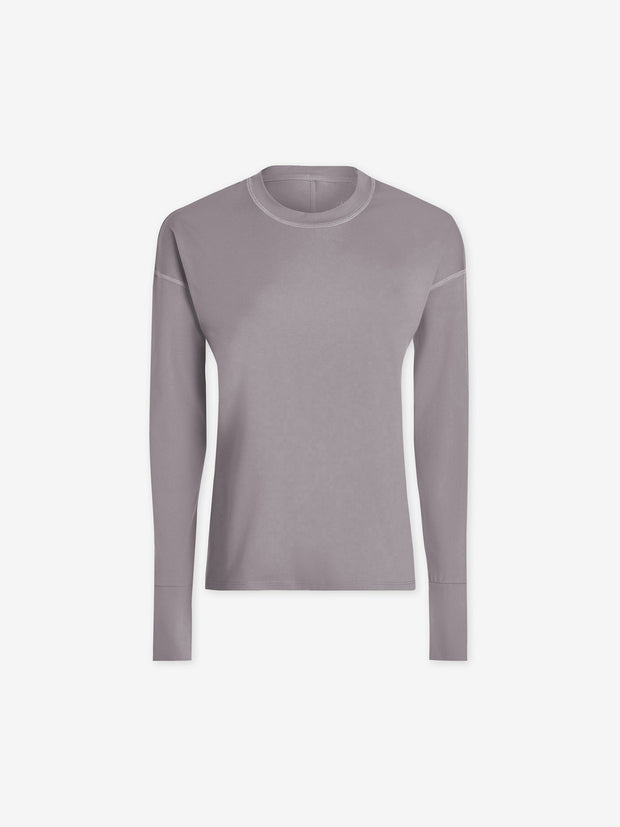 Varley-Women's Cella Long Sleeve Top-Grey