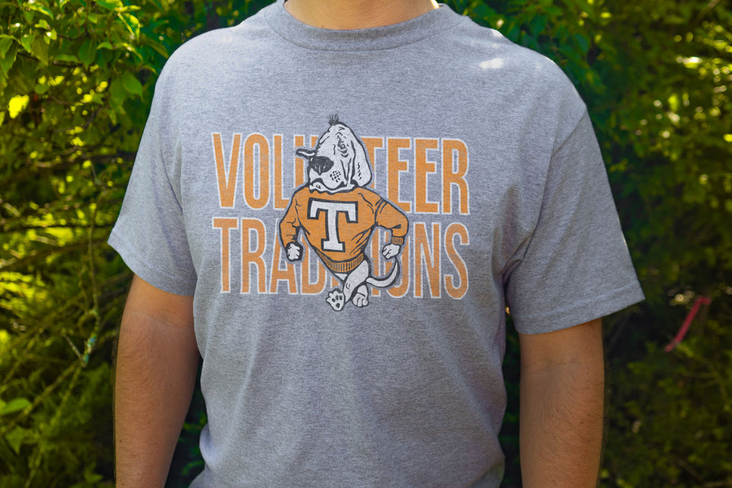 Volunteer Traditions-Smokey Graphic Tee-Grey