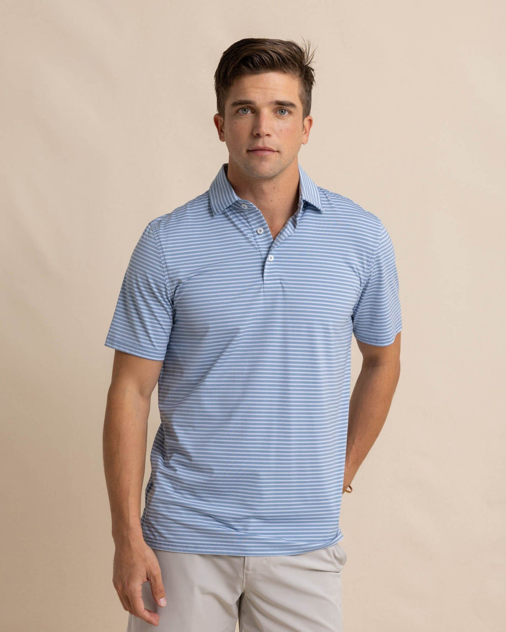 Southern Tide- Performance Polo-Winward Blue