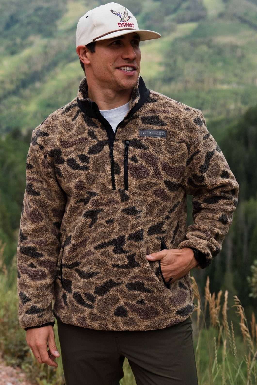 Burlebo-Rocky Mountain Sherpa 1/4 Zip